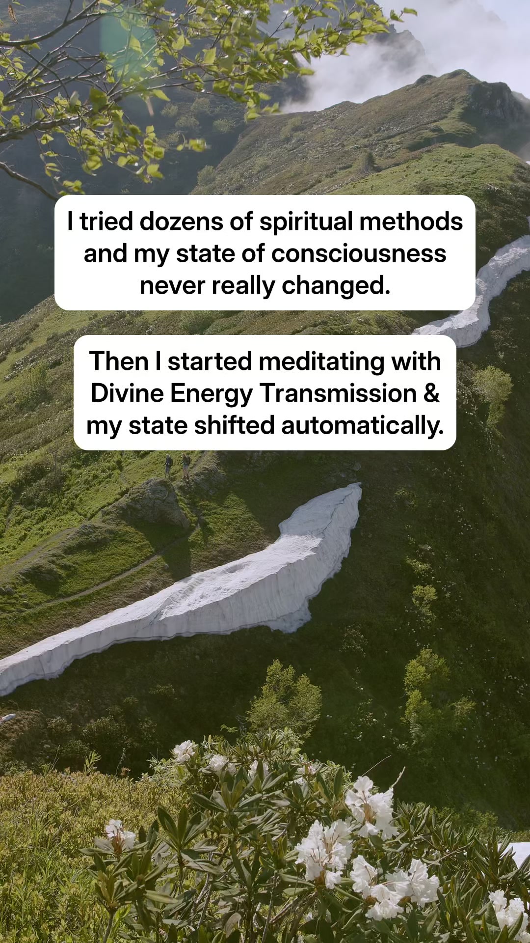 The Ascension Field Facebook ad: 7 Days Free, Receive 24/7 Divine Energy Transmission