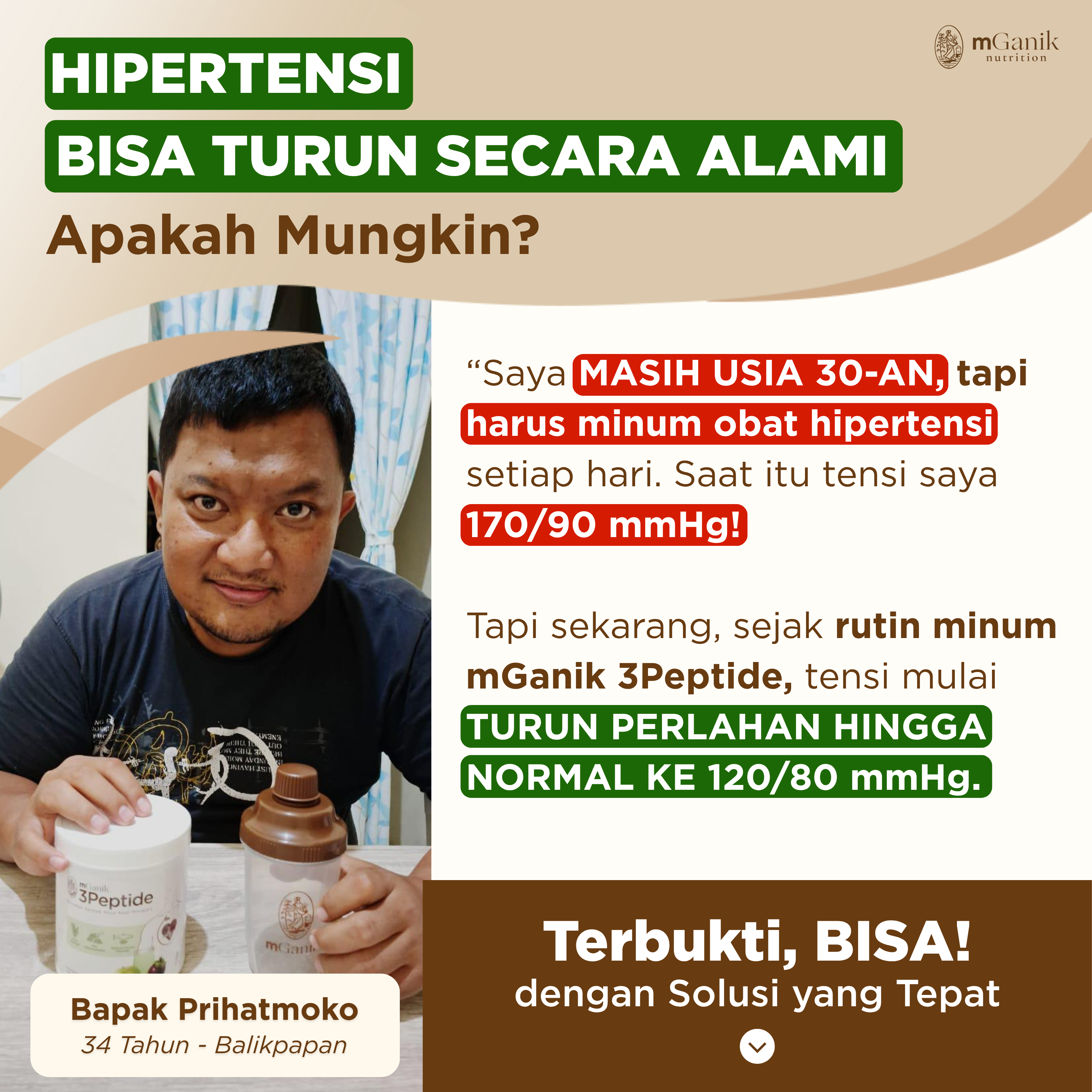 mGanik 3Peptide Cerita Sukses Facebook ad