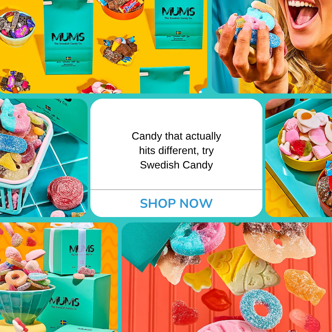 Mums - The Swedish Candy Co. Facebook ad: Try TikTok's Most VIRAL Candy