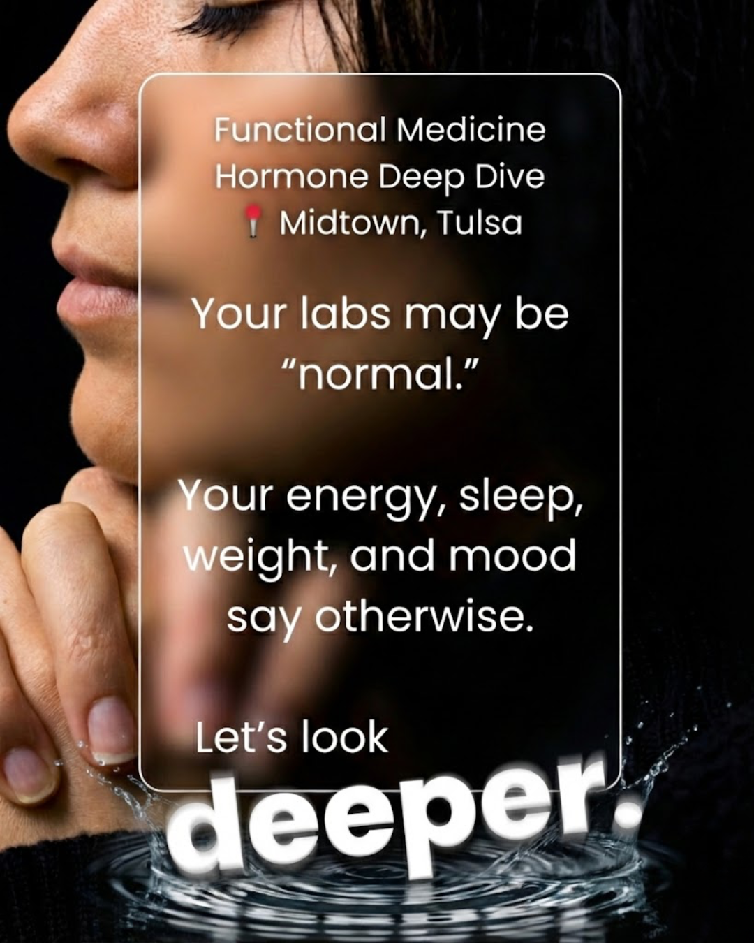 Vitality Functional Family Medicine Facebook ad: Find the Real Reason You Feel Off