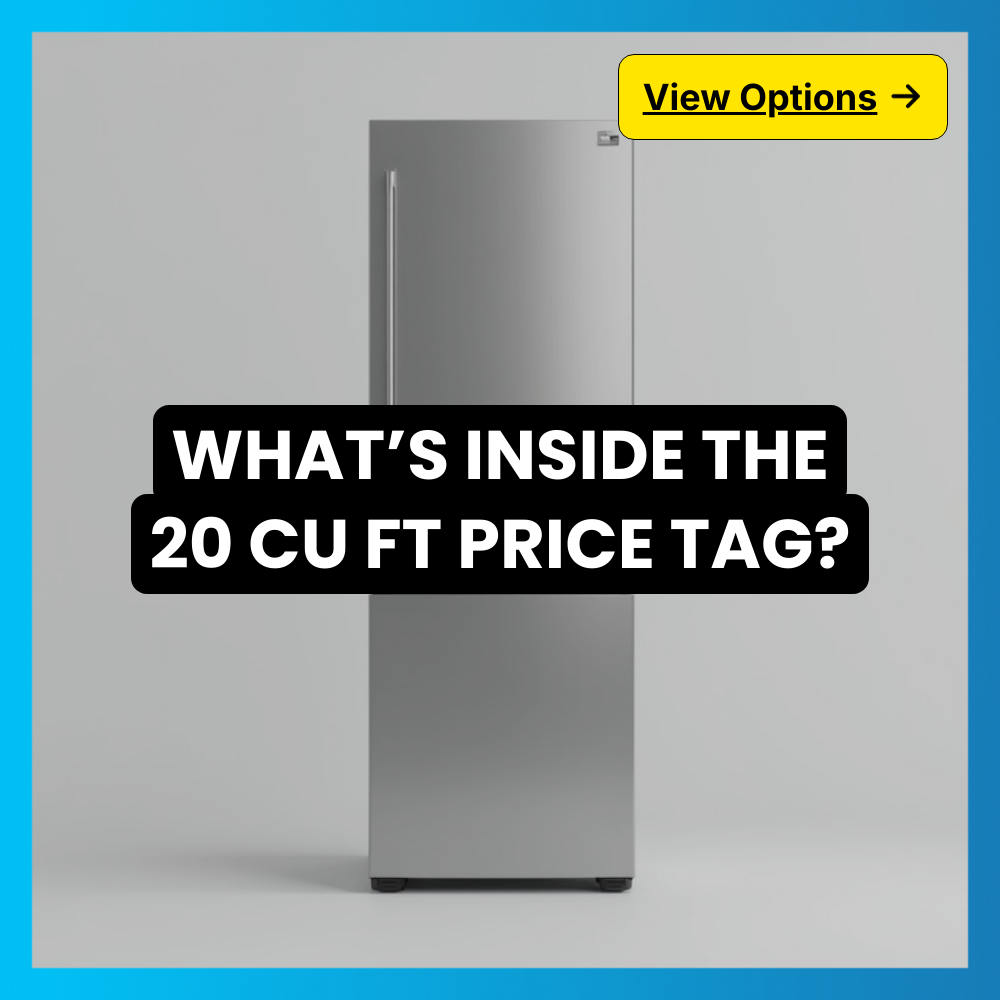 Thesearchhound Flashing Facebook ad: Uncover The Cool Side Of 20 Cu Ft Upright Freezers