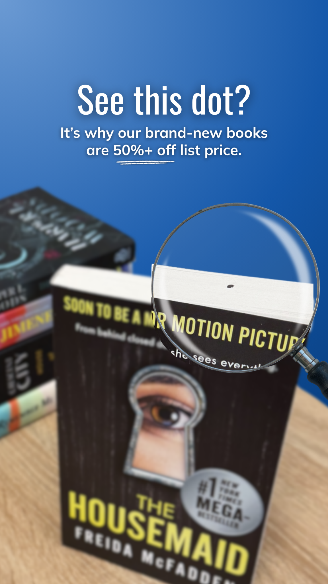 Book Outlet Facebook ad