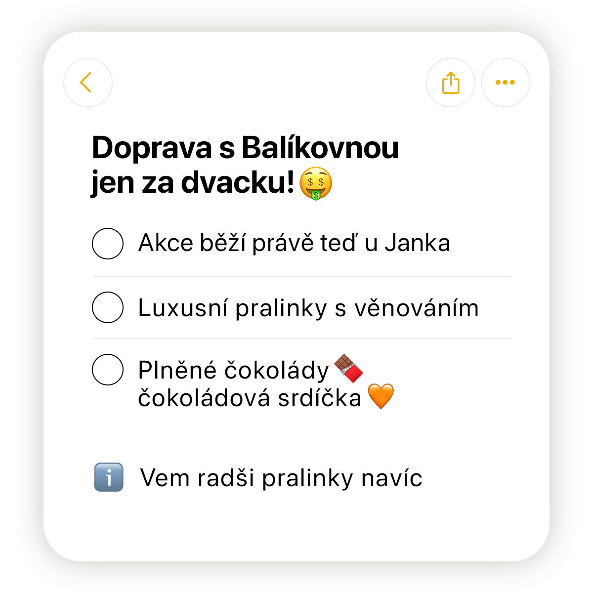 Čokoládovna JANEK Facebook ad