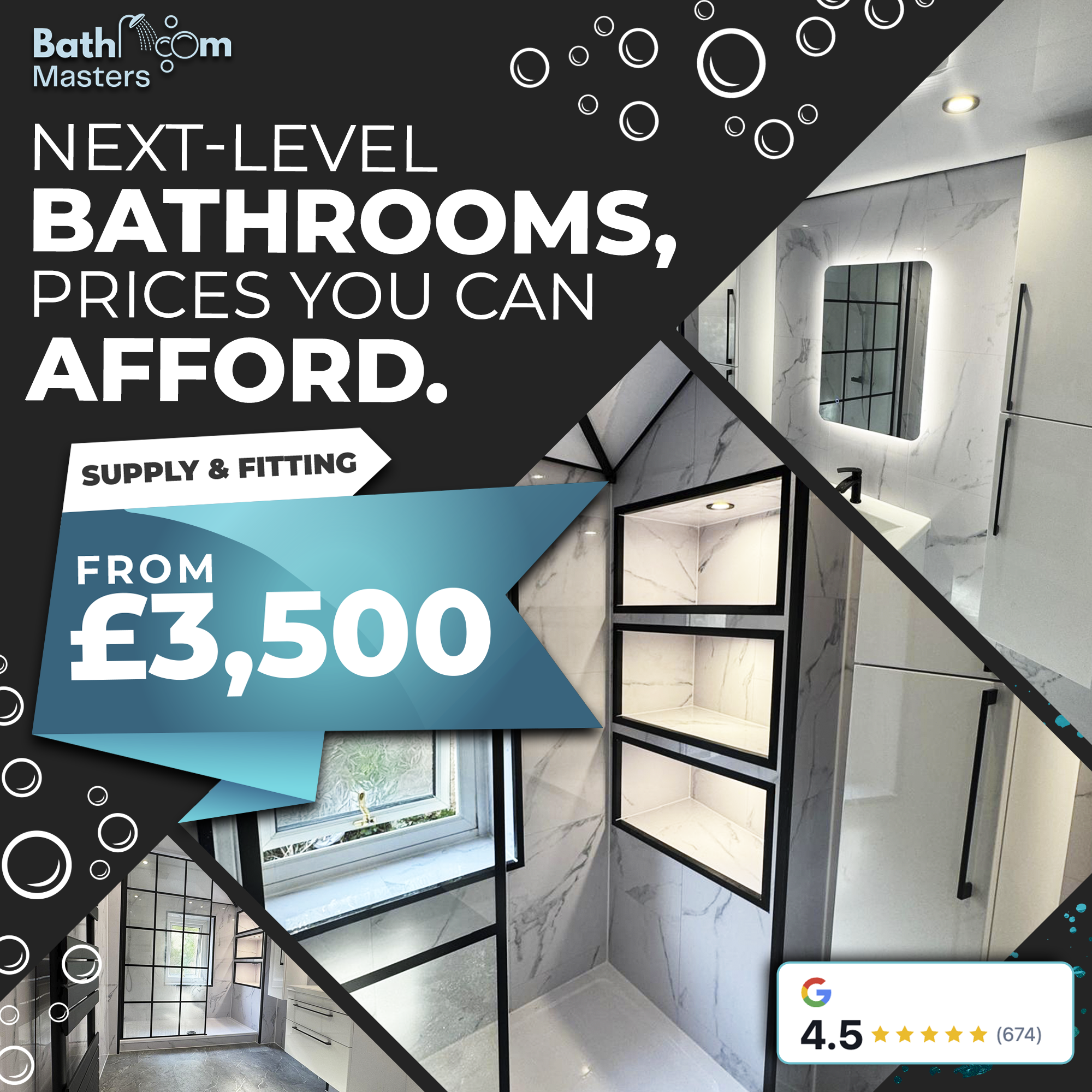 Bathroom Masters Ltd Facebook ad