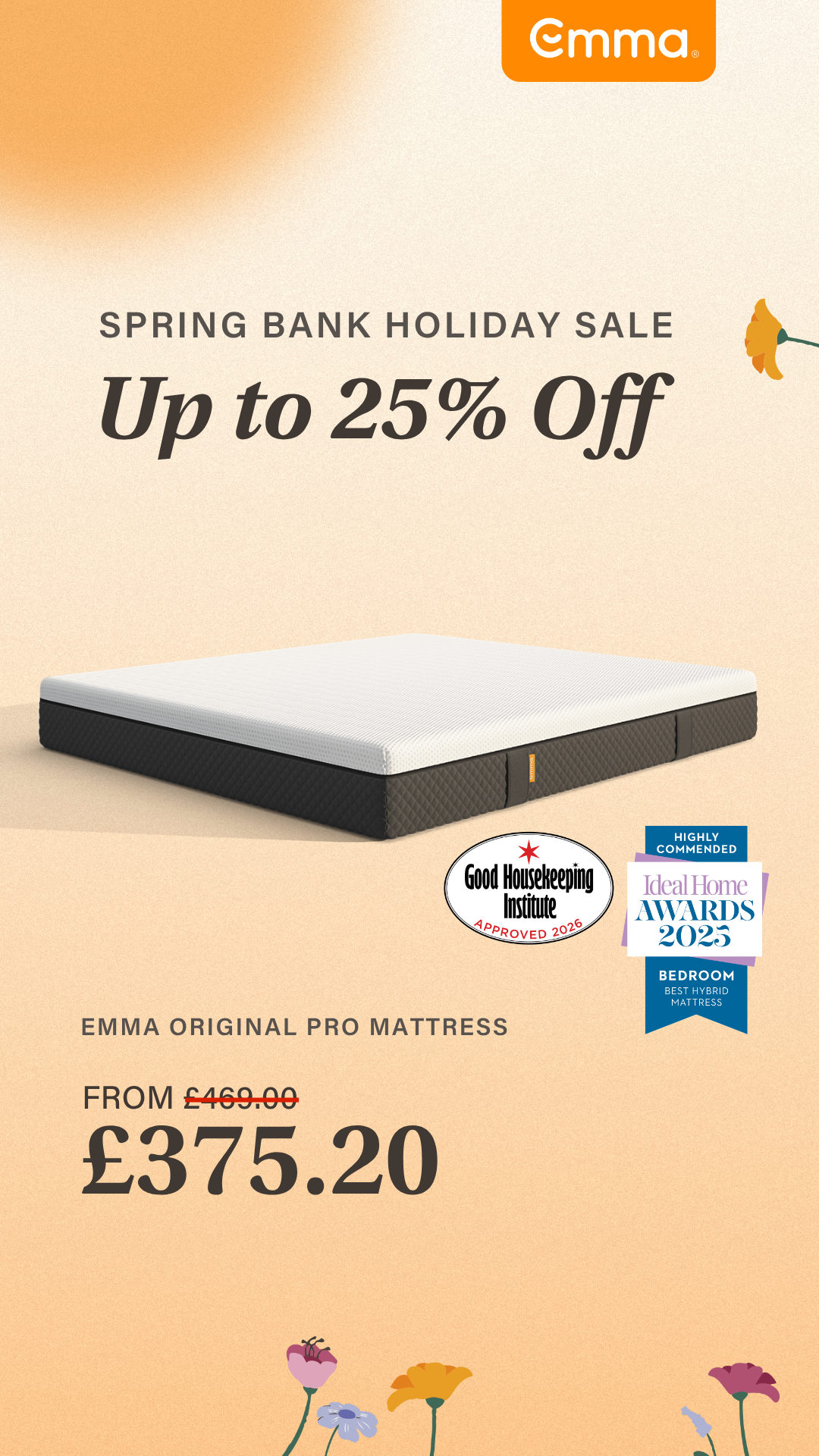 Emma Sleep UK Facebook ad