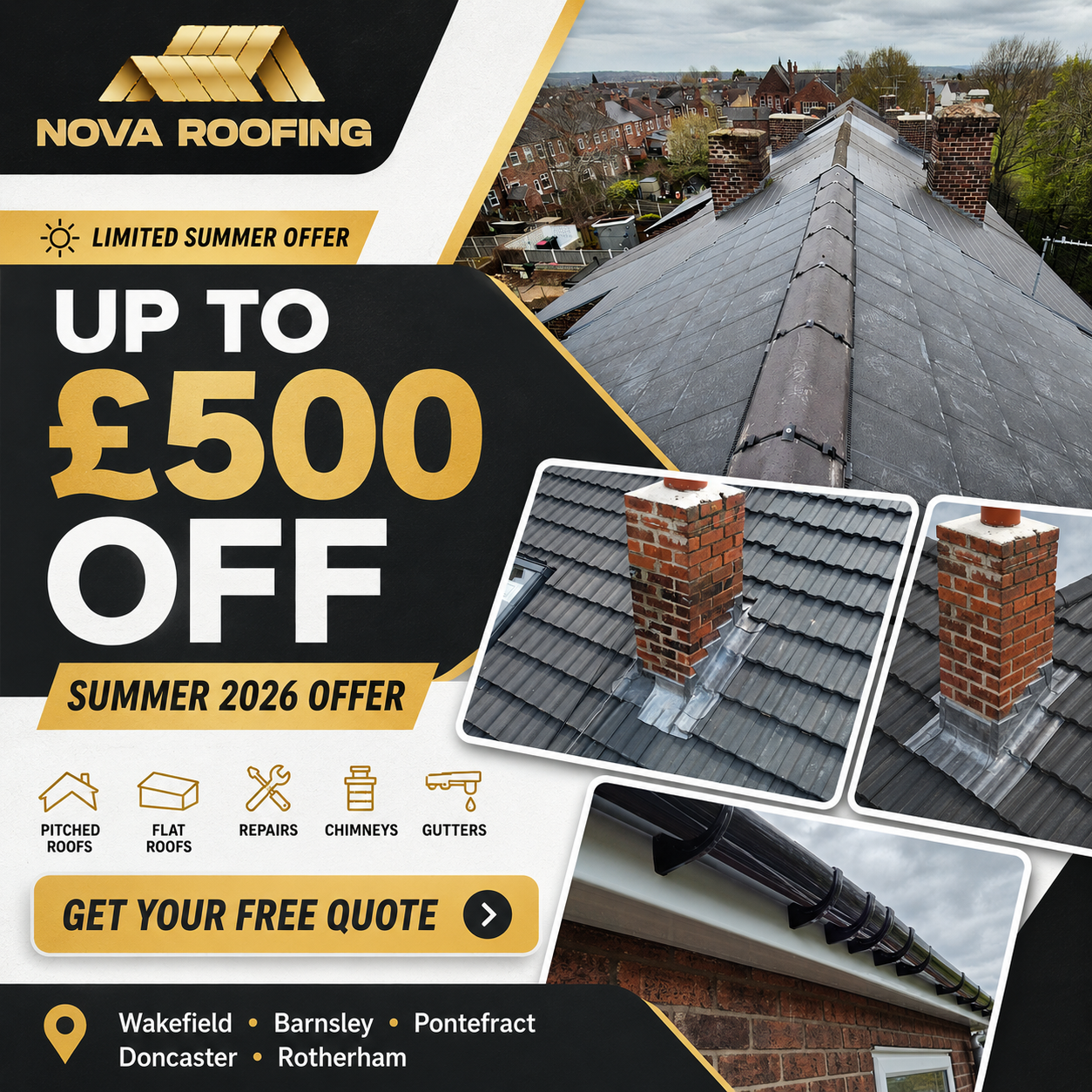 Nova Roofing Facebook ad