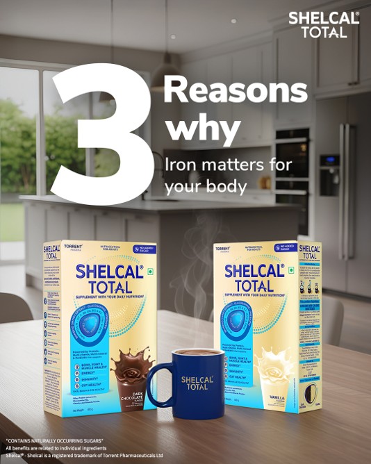 Shelcal Total Facebook ad: Iron packed, immunity friendly and ready to fit…