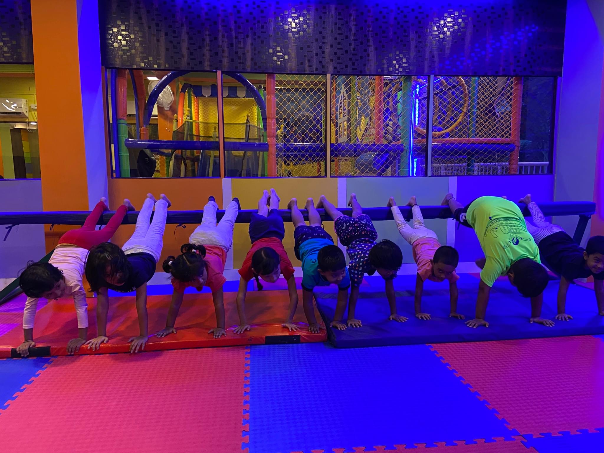 Fitness Code Sports and Fitness Academy Facebook ad: Kids Multi Activity Center to learn Gymnastics, Western…