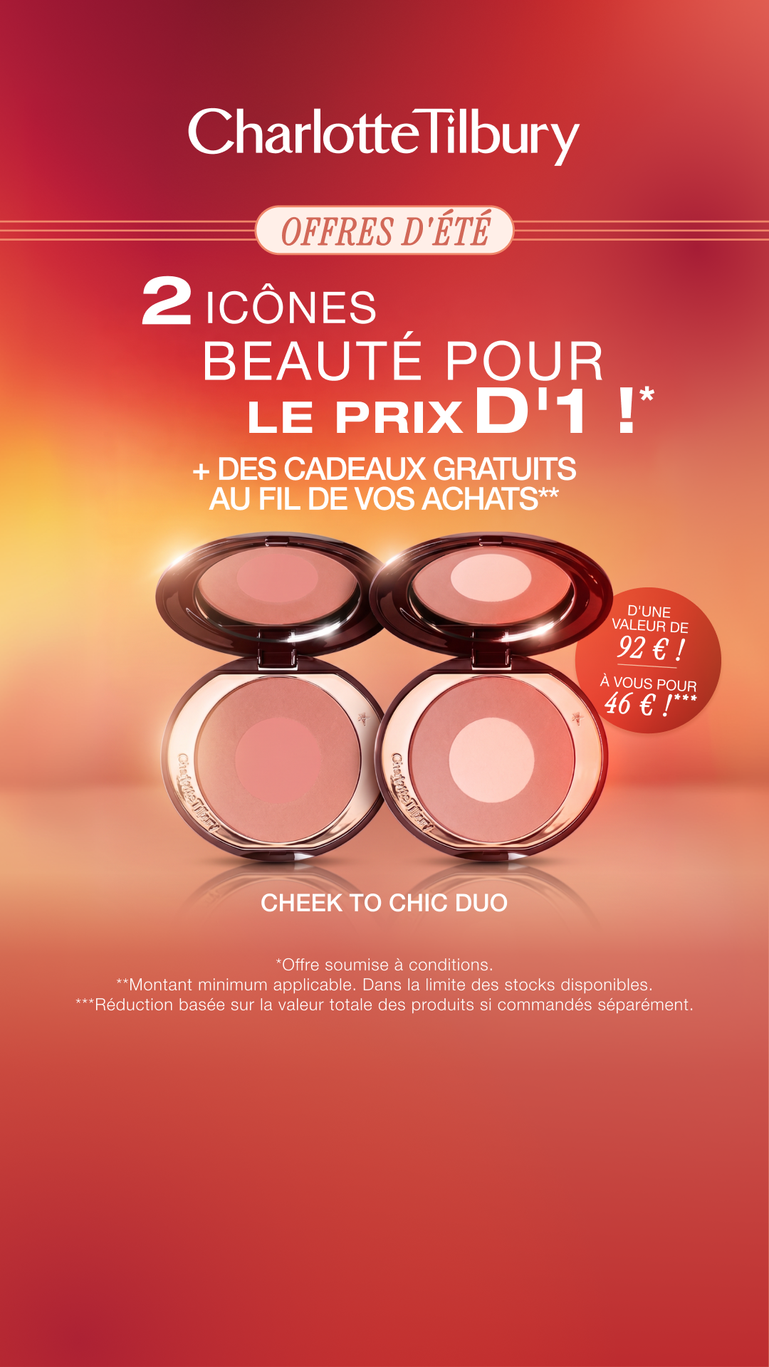 Charlotte Tilbury Facebook ad