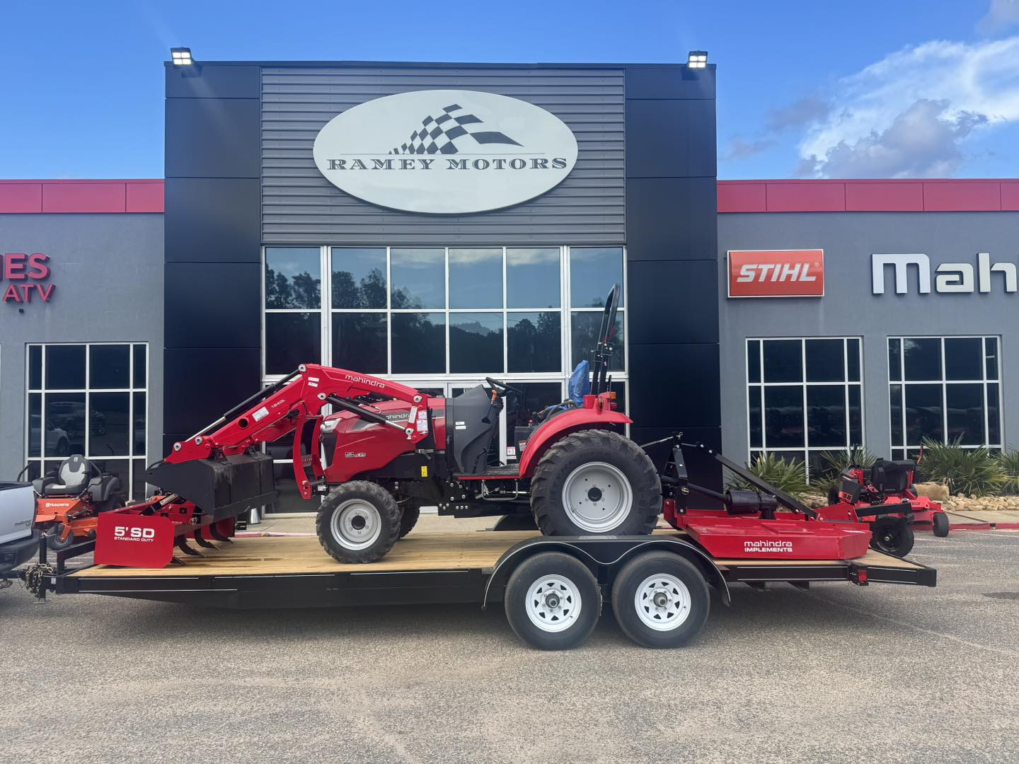Ramey Motors Facebook ad: Mahindra 1640 4x4 Package Deal