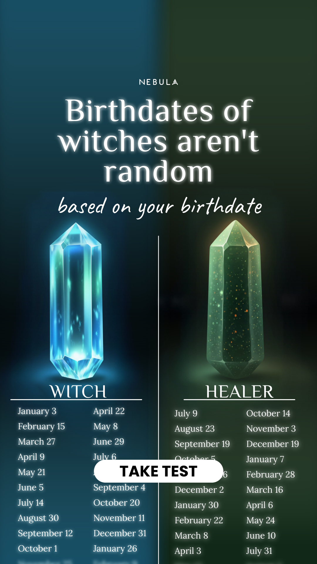 Nebula: Witch Power Reading Facebook ad
