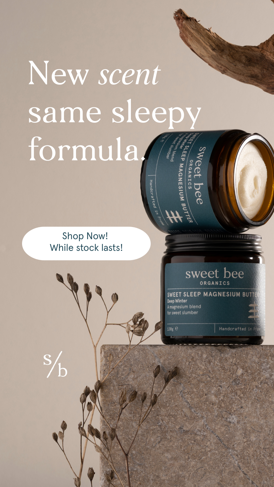 Sweet Bee Organics Facebook ad
