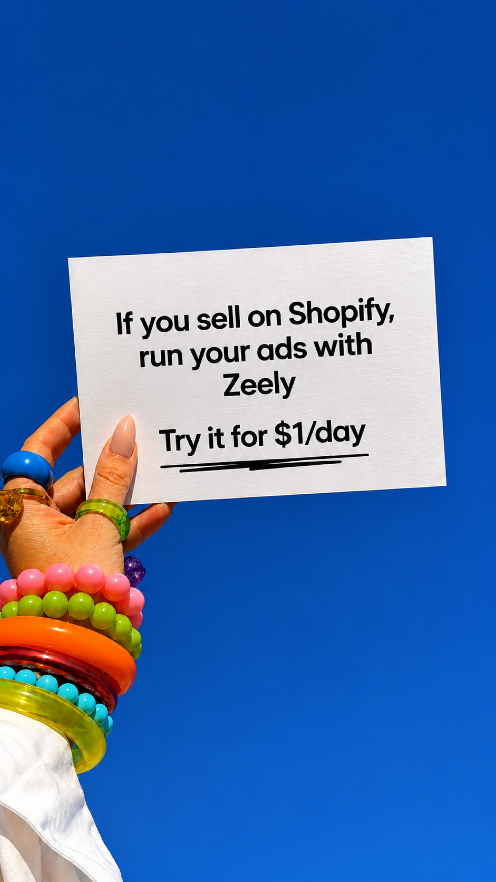 Zeely Facebook ad