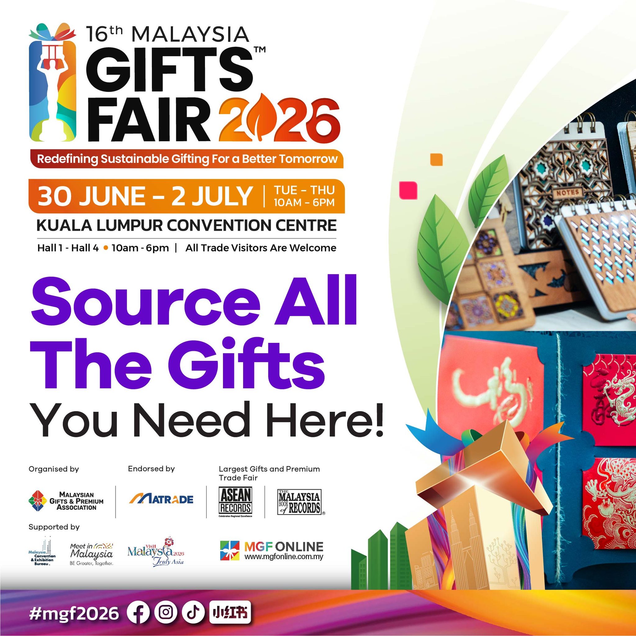 Malaysia Gifts Fair Facebook ad: Everything you need for gifting, branding & events…