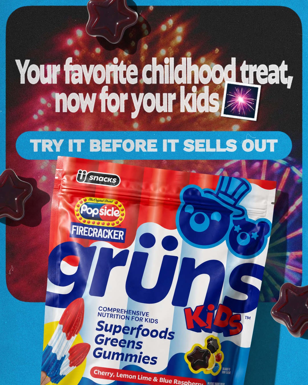 Grüns Kids Facebook ad