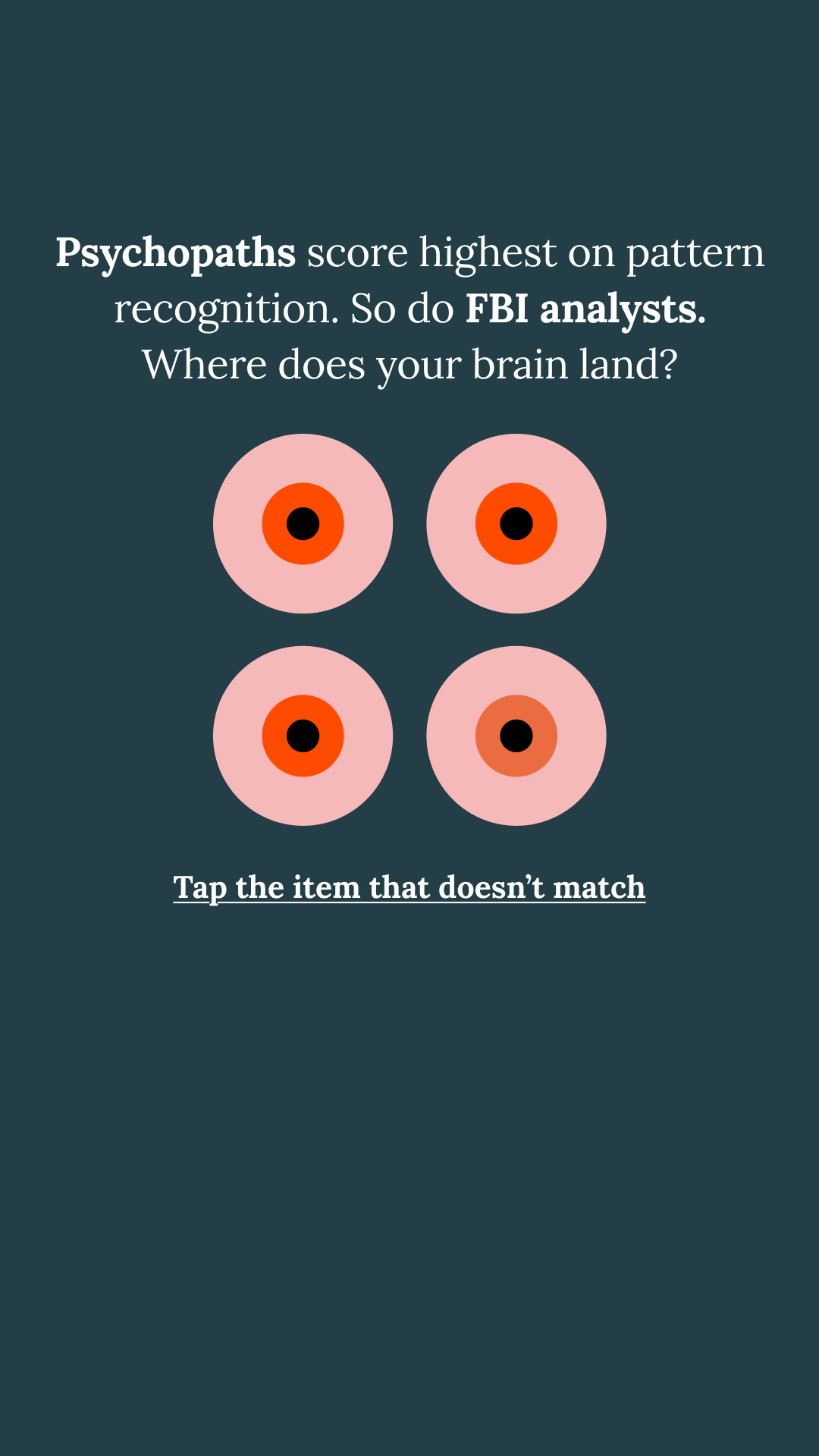 Brain Health Check Facebook ad