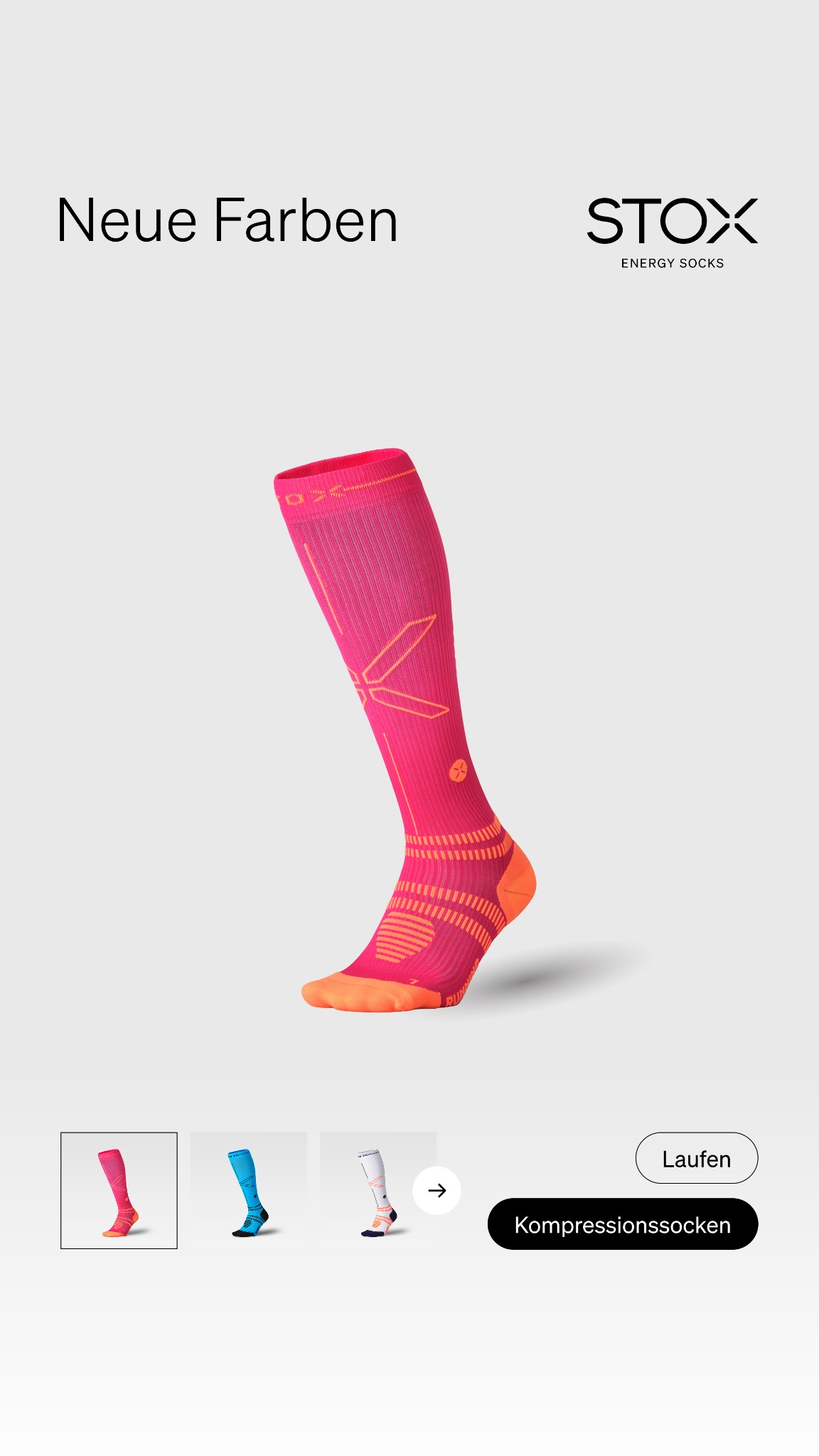 STOX Energy Socks Facebook ad