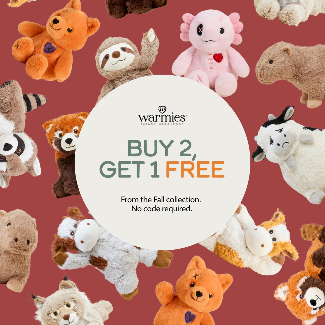 Warmies USA Facebook ad: Your Coziest Fall Deal