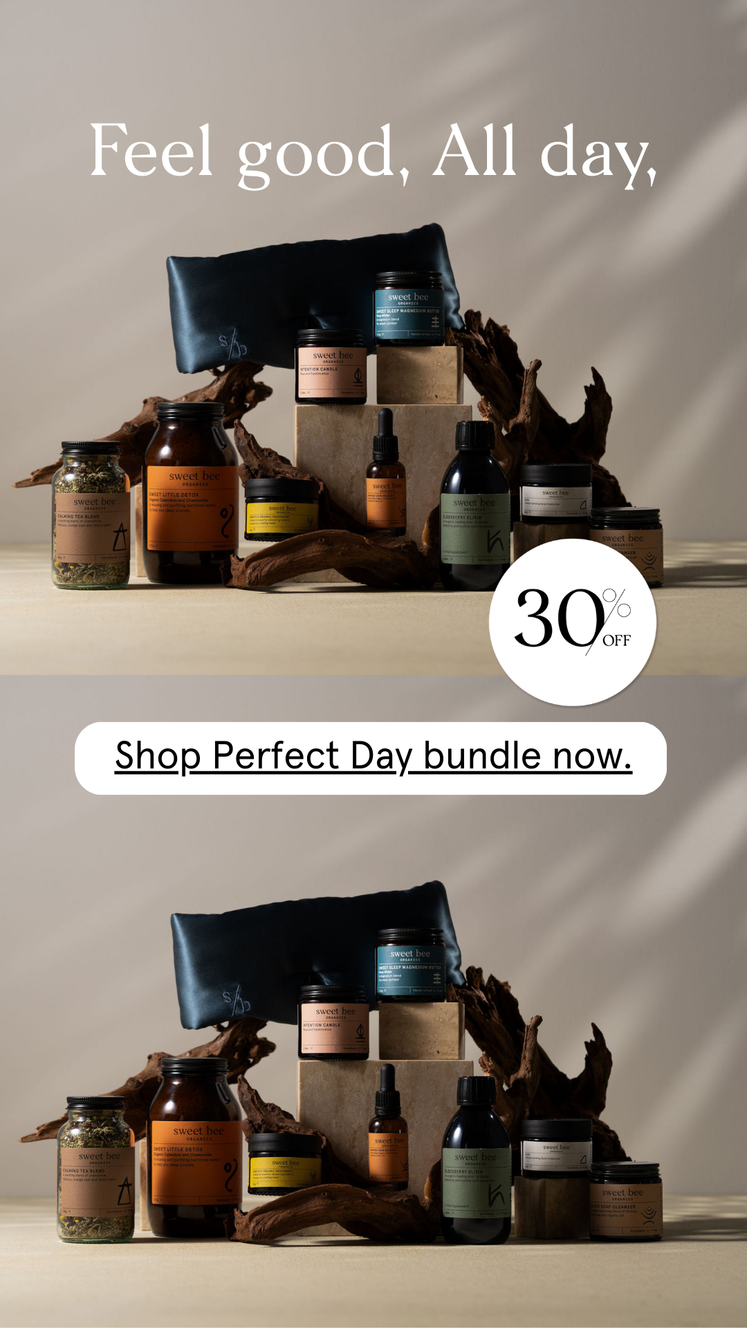 Sweet Bee Organics Facebook ad