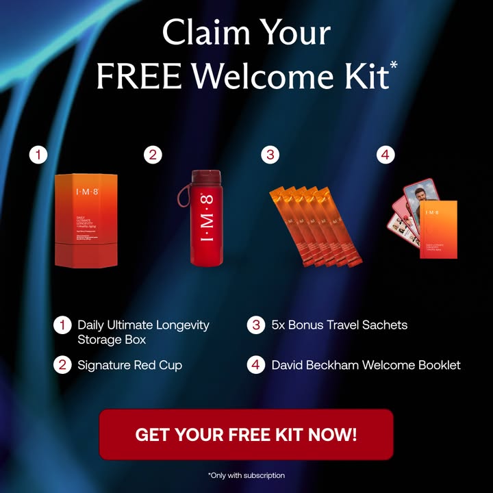 IM8 Facebook ad: Longevity Starts at the Cellular Level