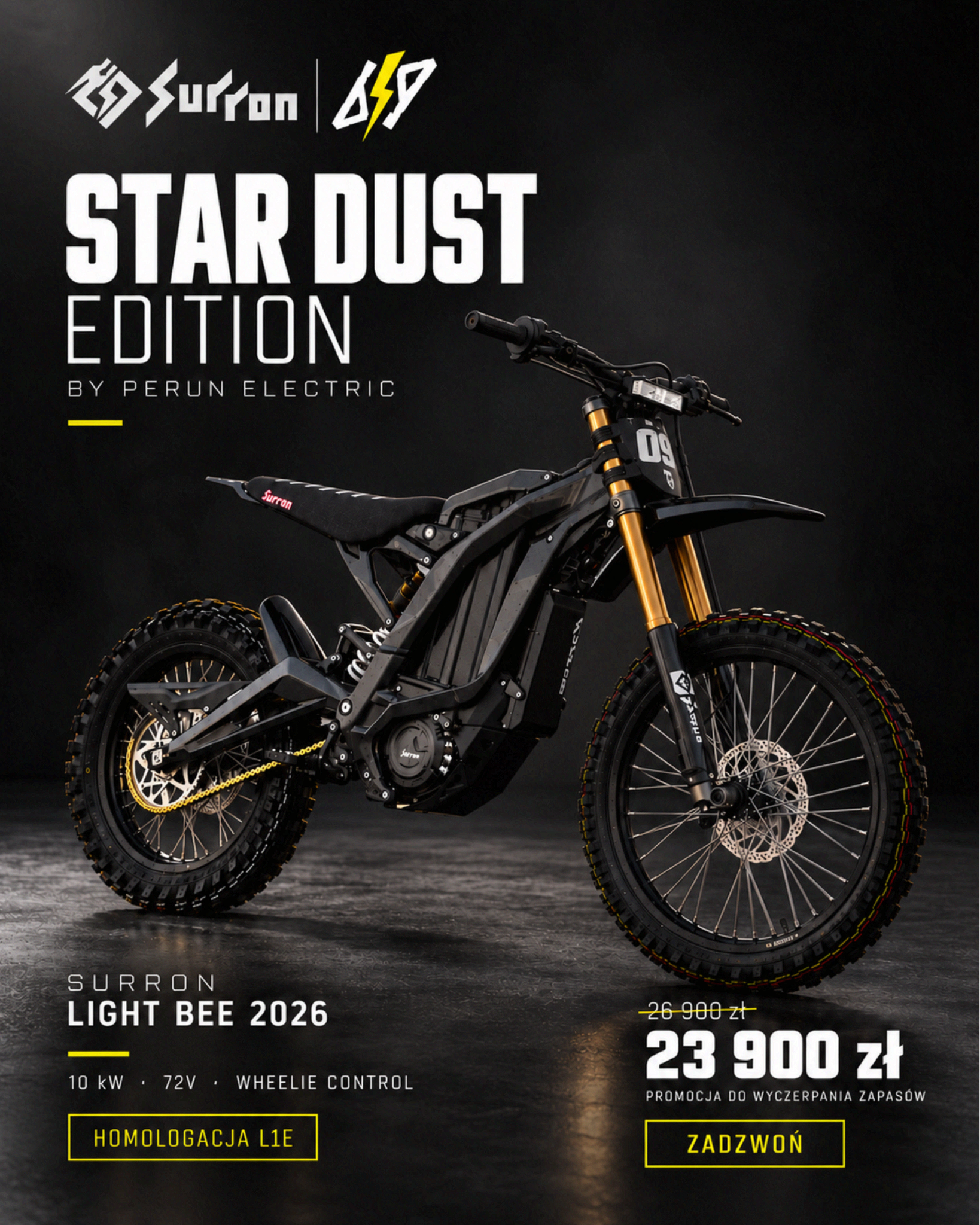 Perun Electric Facebook ad: Do wyczerpania zapasów!