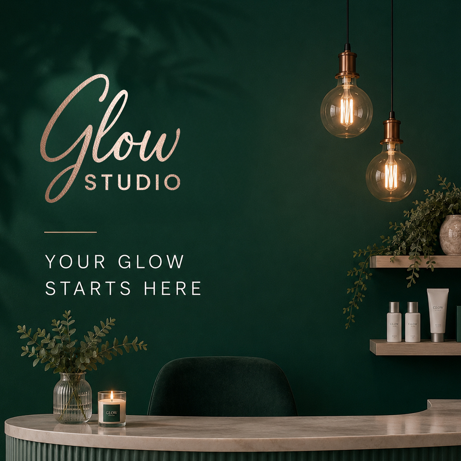 Glow Studio Facebook ad
