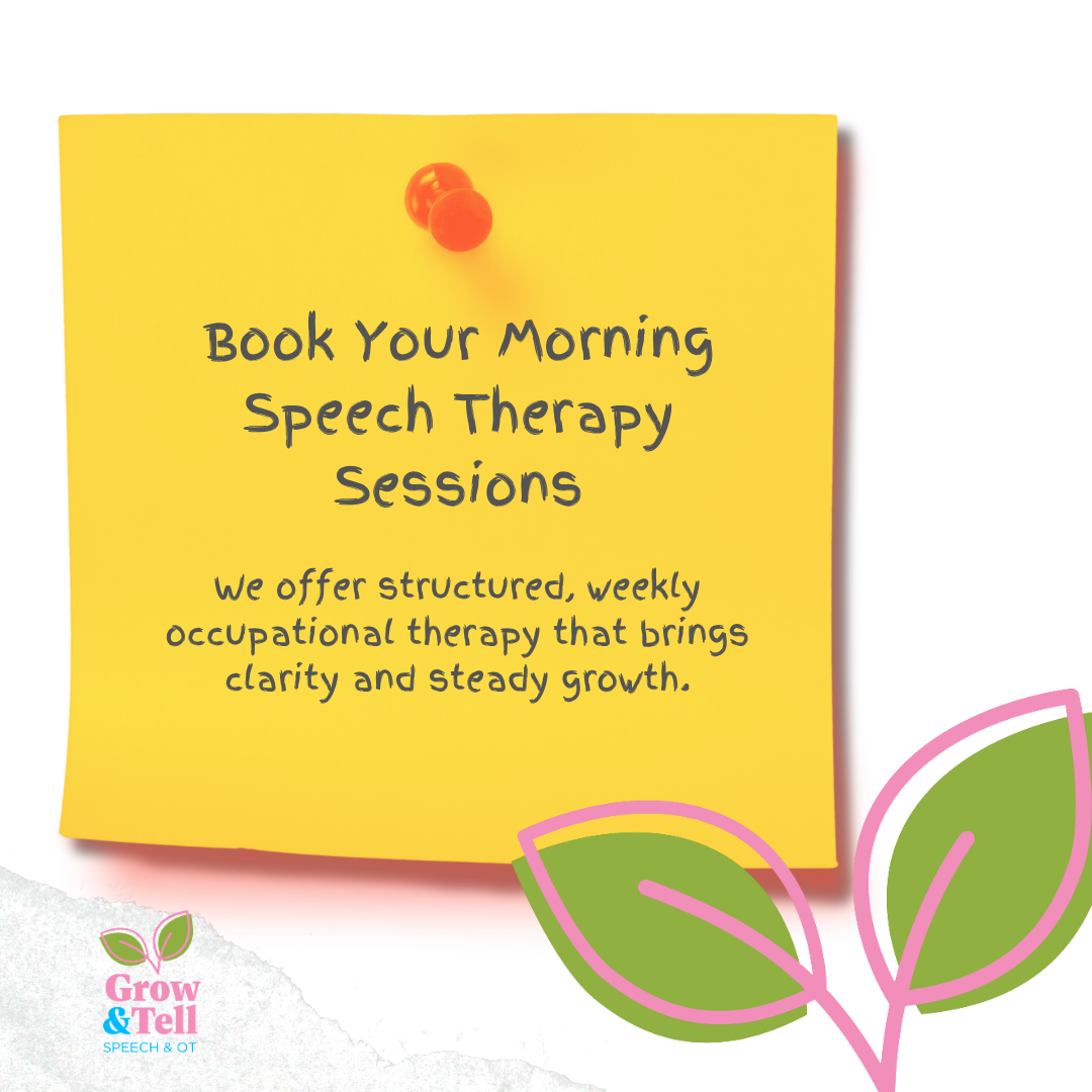 Grow & Tell Speech and OT Facebook ad