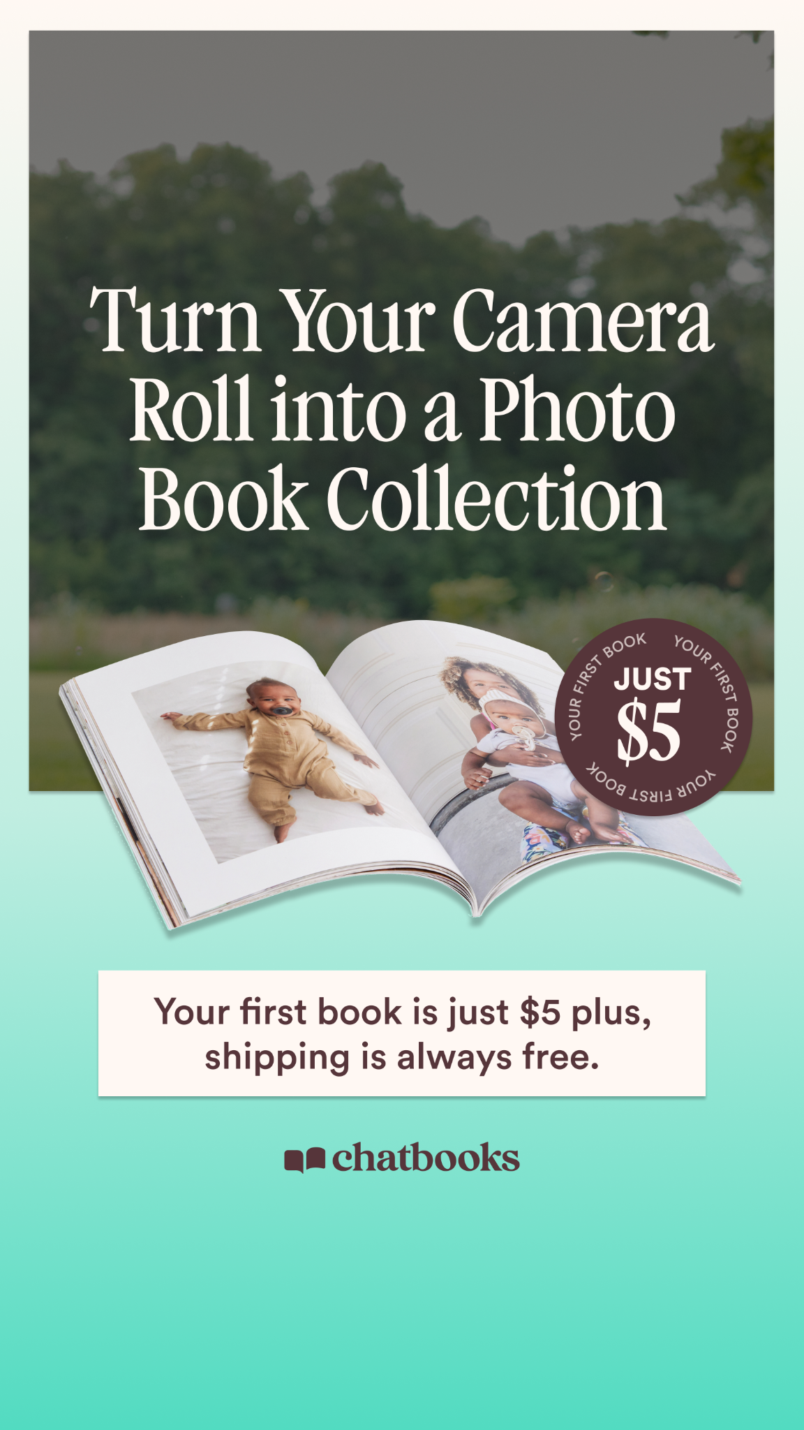 Chatbooks Facebook ad from Feb 20, 2026