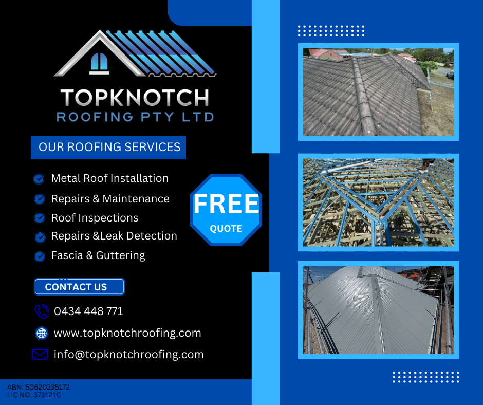 Topknotch Roofing Pty Ltd Facebook ad