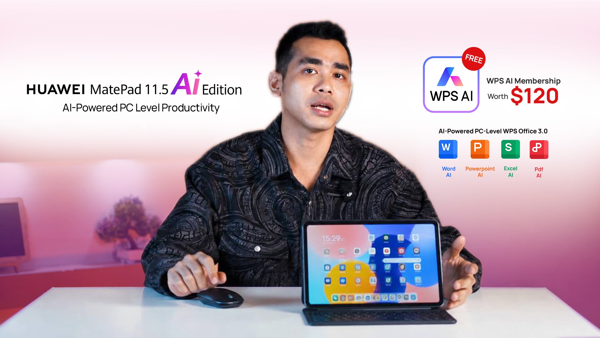 Huawei Mobile Facebook ad: Tablet ကို Laptop လို သုံးရမယ် စျေးက ၁၀ သိန်းကျော်ပဲ။…