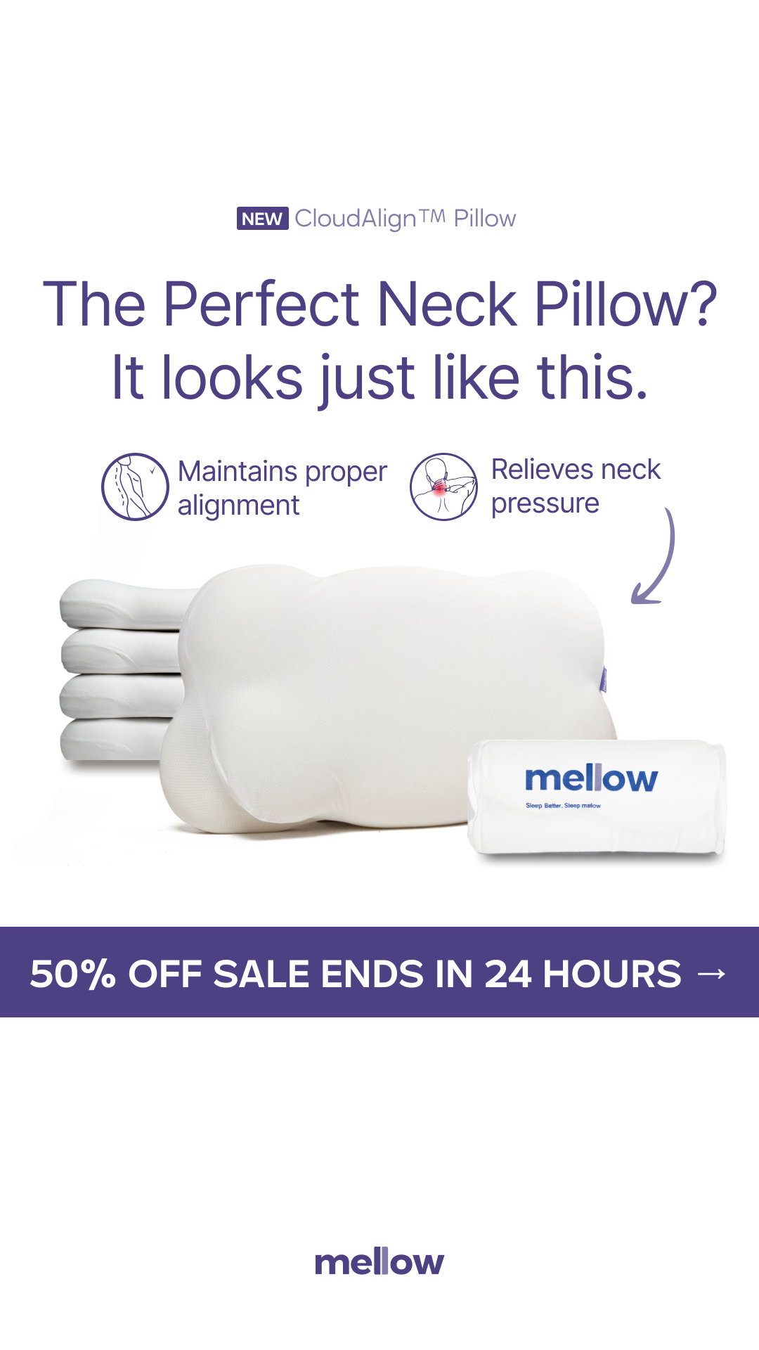 Mellow Sleep Facebook ad