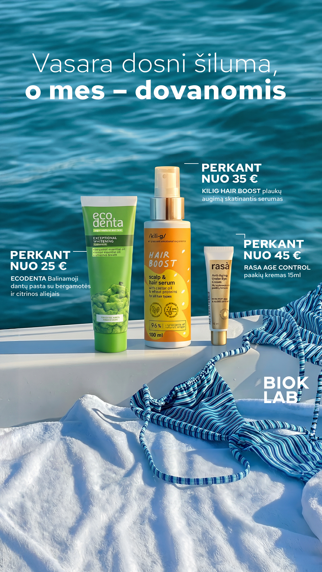 BIOK LAB Facebook ad from Jul 1, 2026