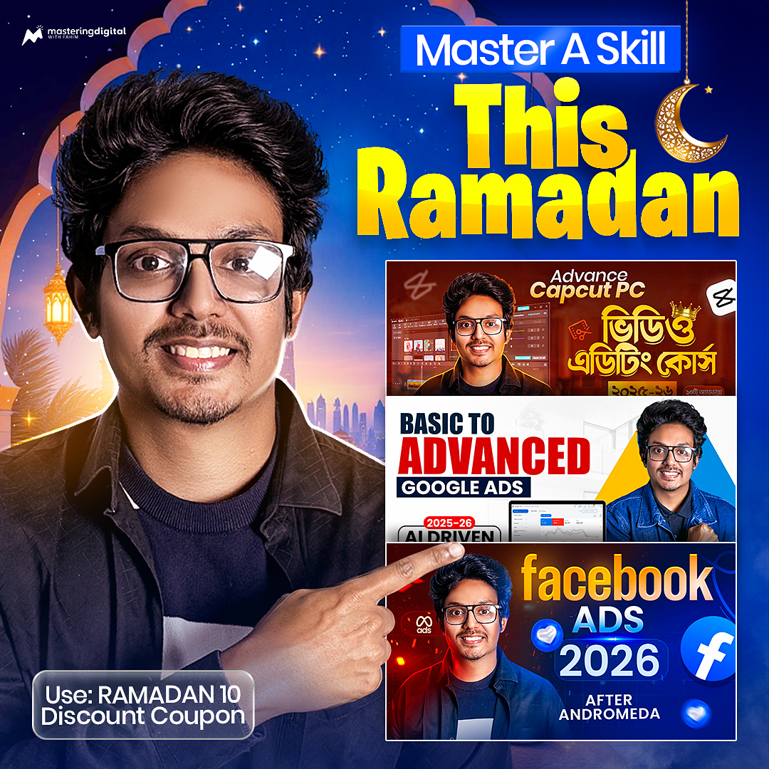Mastering Digital With Fahim Facebook ad