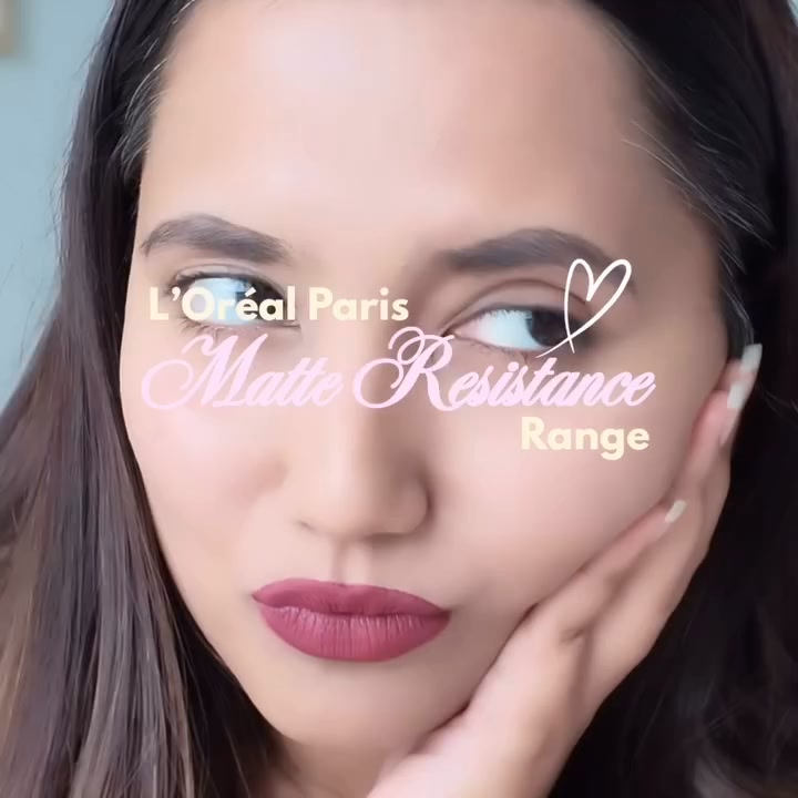 jia.05 Facebook ad: A matte lipstick which lasts all day