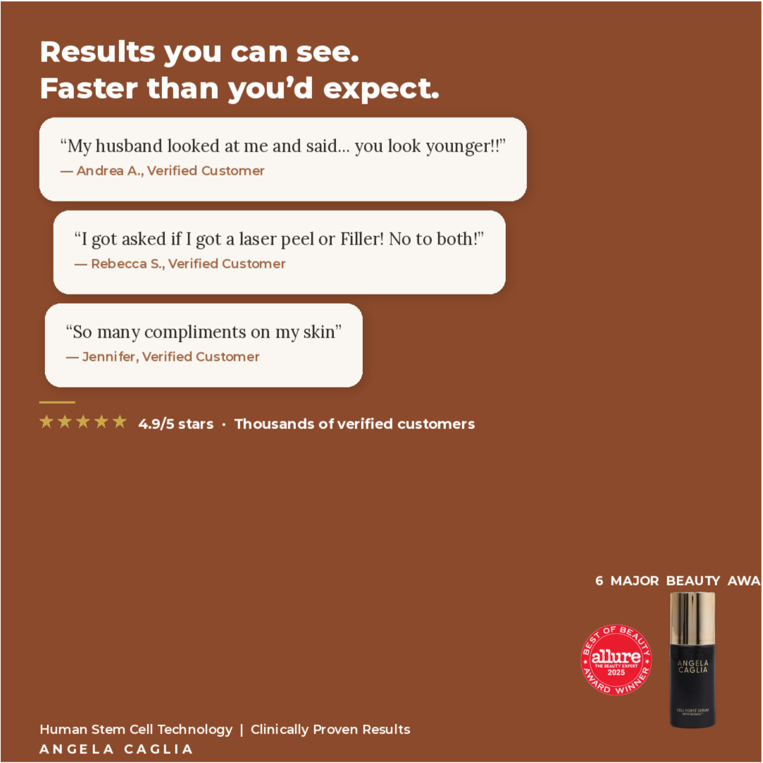 Angela Caglia Skincare Facebook ad