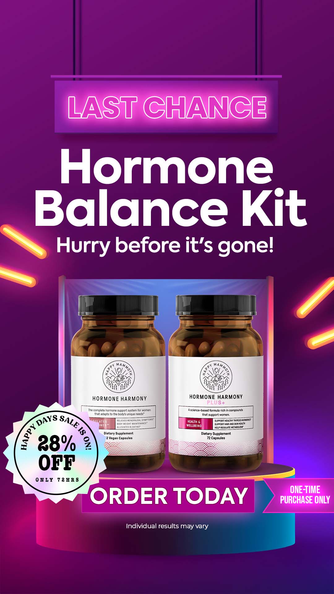 Happy Mammoth Facebook ad