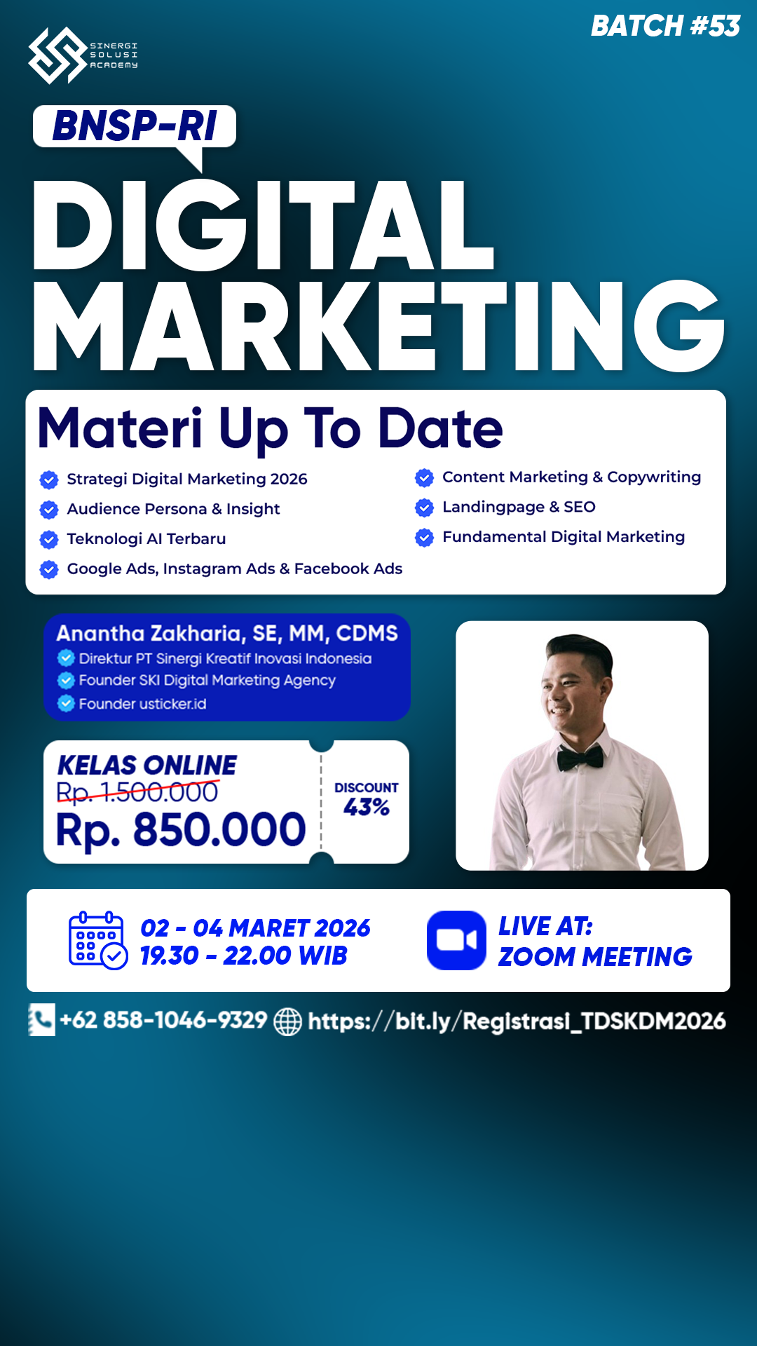 Sinergi Solusi Academy Facebook ad from Feb 5, 2026
