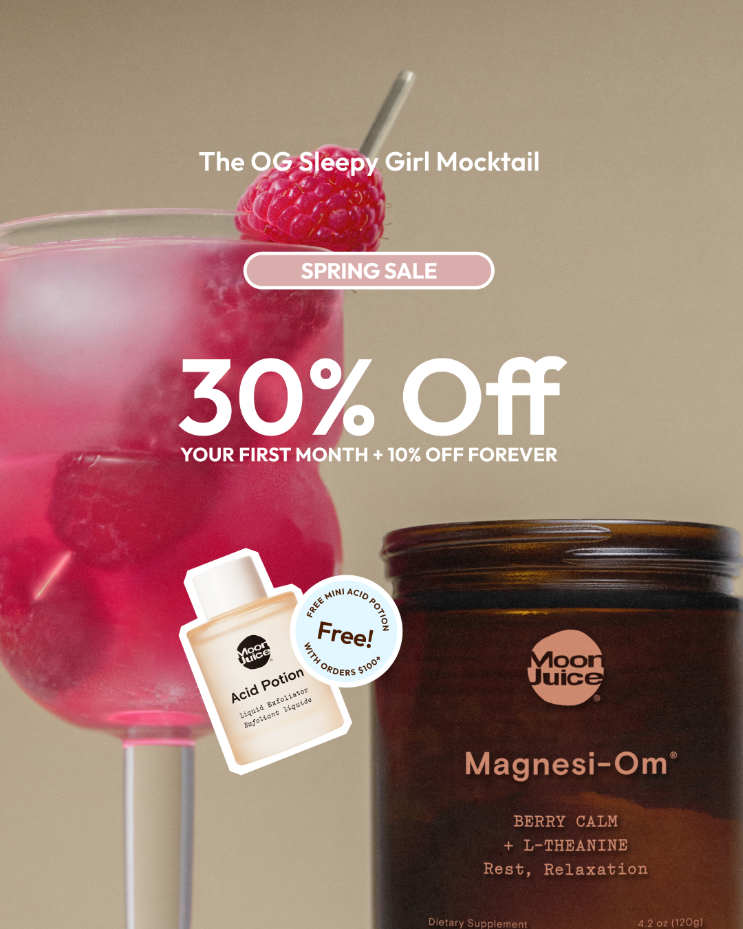 Moon Juice Facebook ad