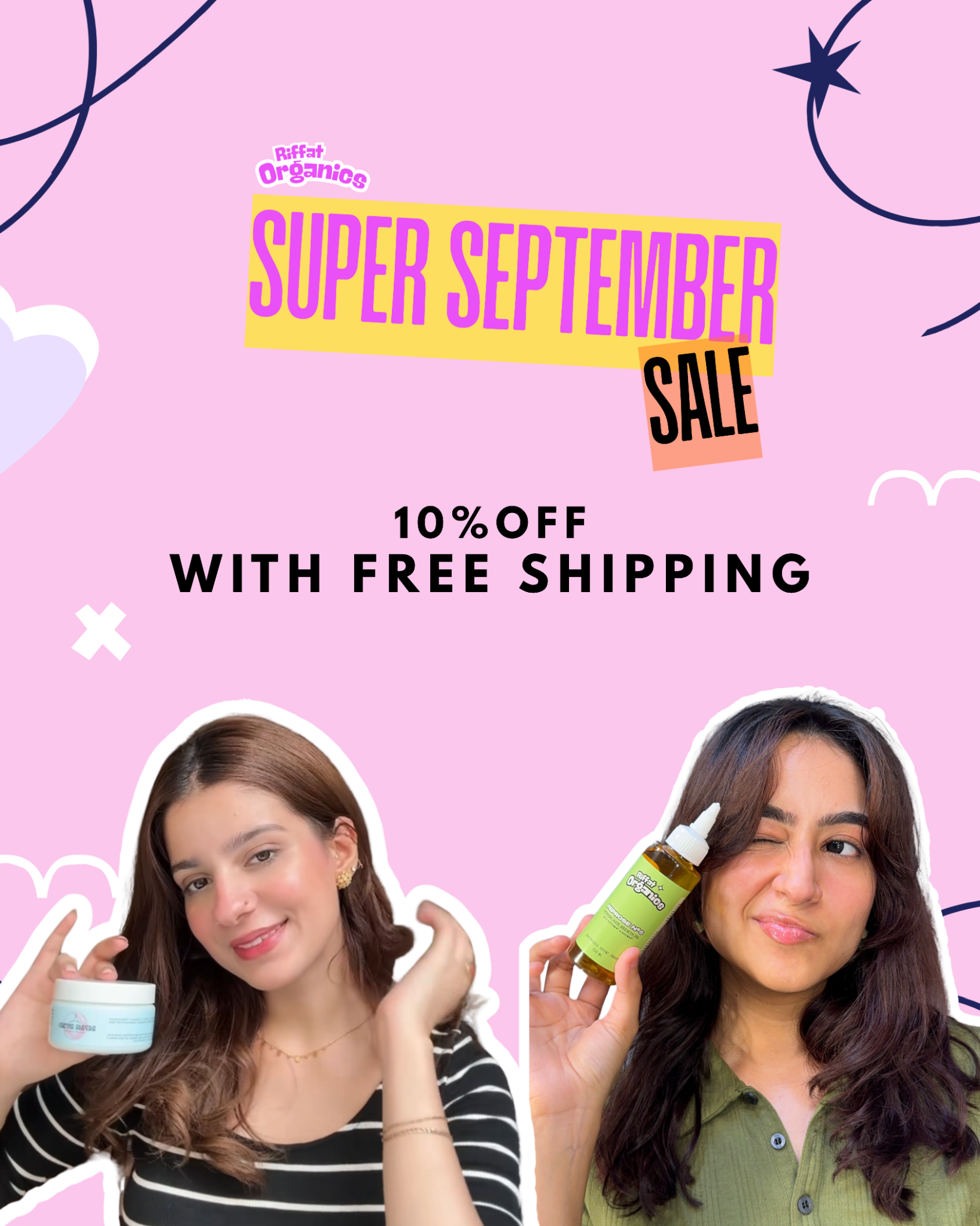 Riffat Organics  Facebook ad