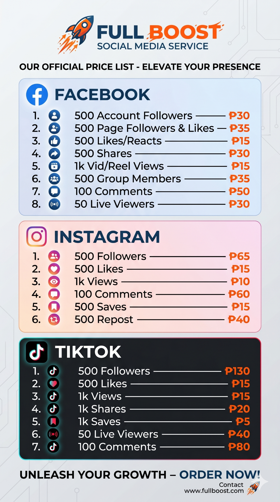 FULL BOOST Facebook ad: Palaguin ang Iyong Social Media Presence Ngayon!