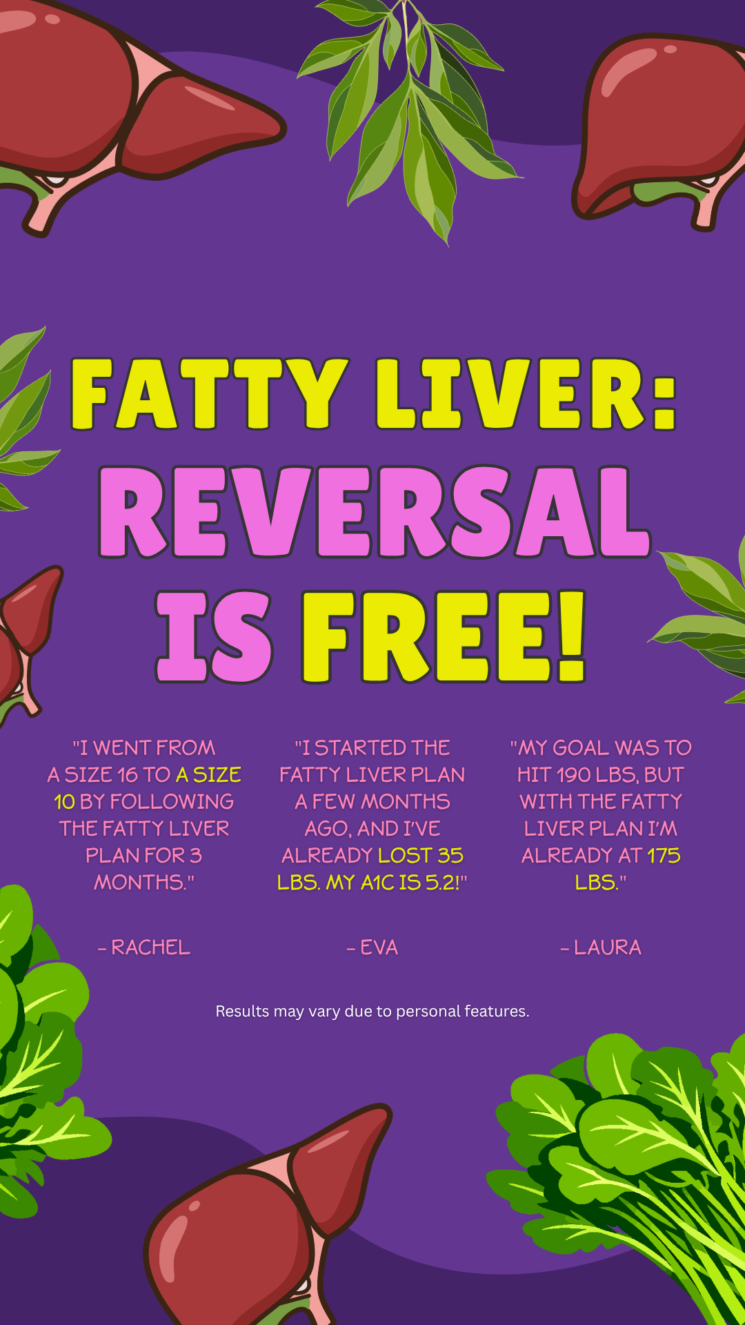28 - Day Fatty Liver Detox Challenge Facebook ad