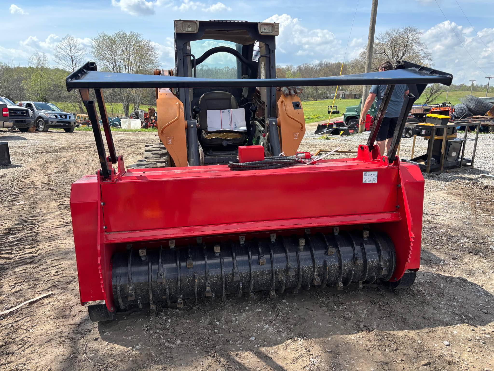 Logan Stearman Facebook ad: 72 Skid Steer drum mulcher