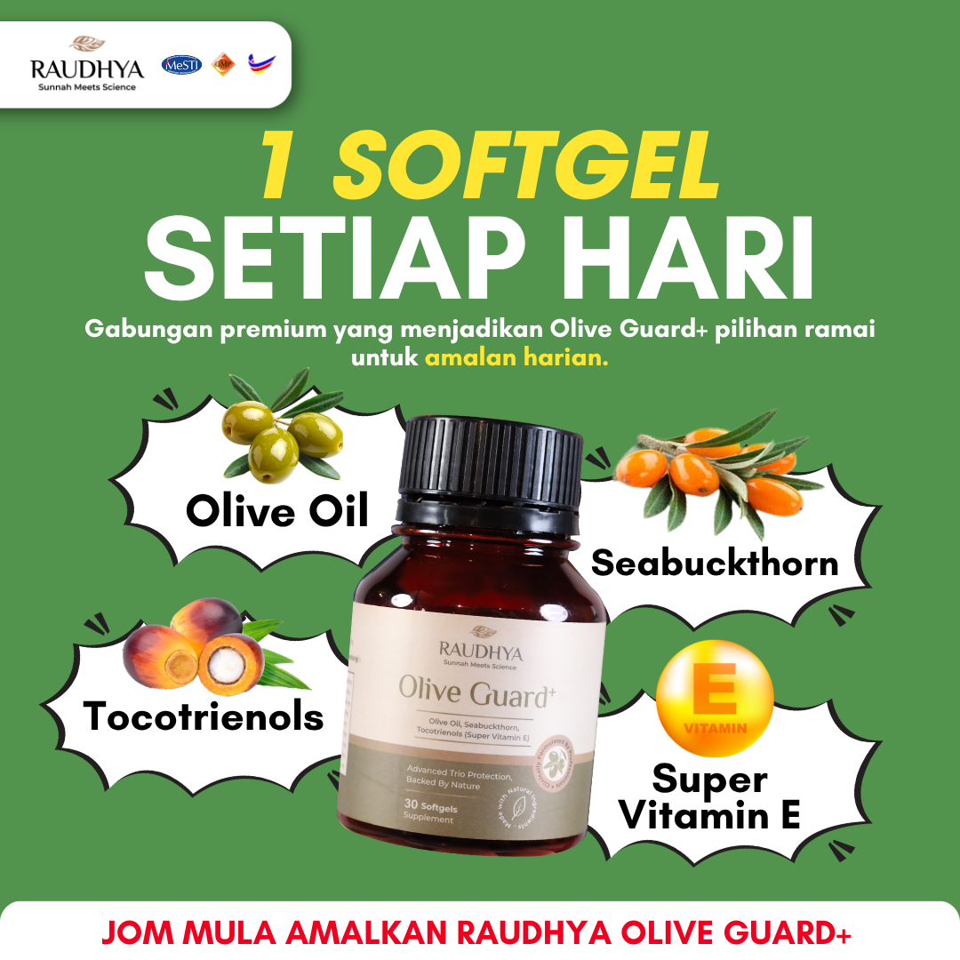 Asma Harun Wellness Raudhya Olive Guard Facebook ad: Dapatkan Olive Guard+ Original Hologram Disini >>