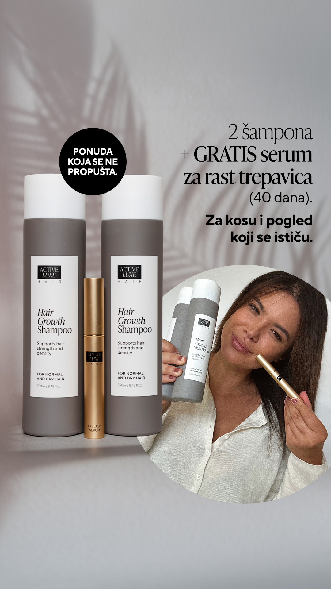 Active Luxe Cosmetics Hrvatska Facebook ad from Apr 20, 2026