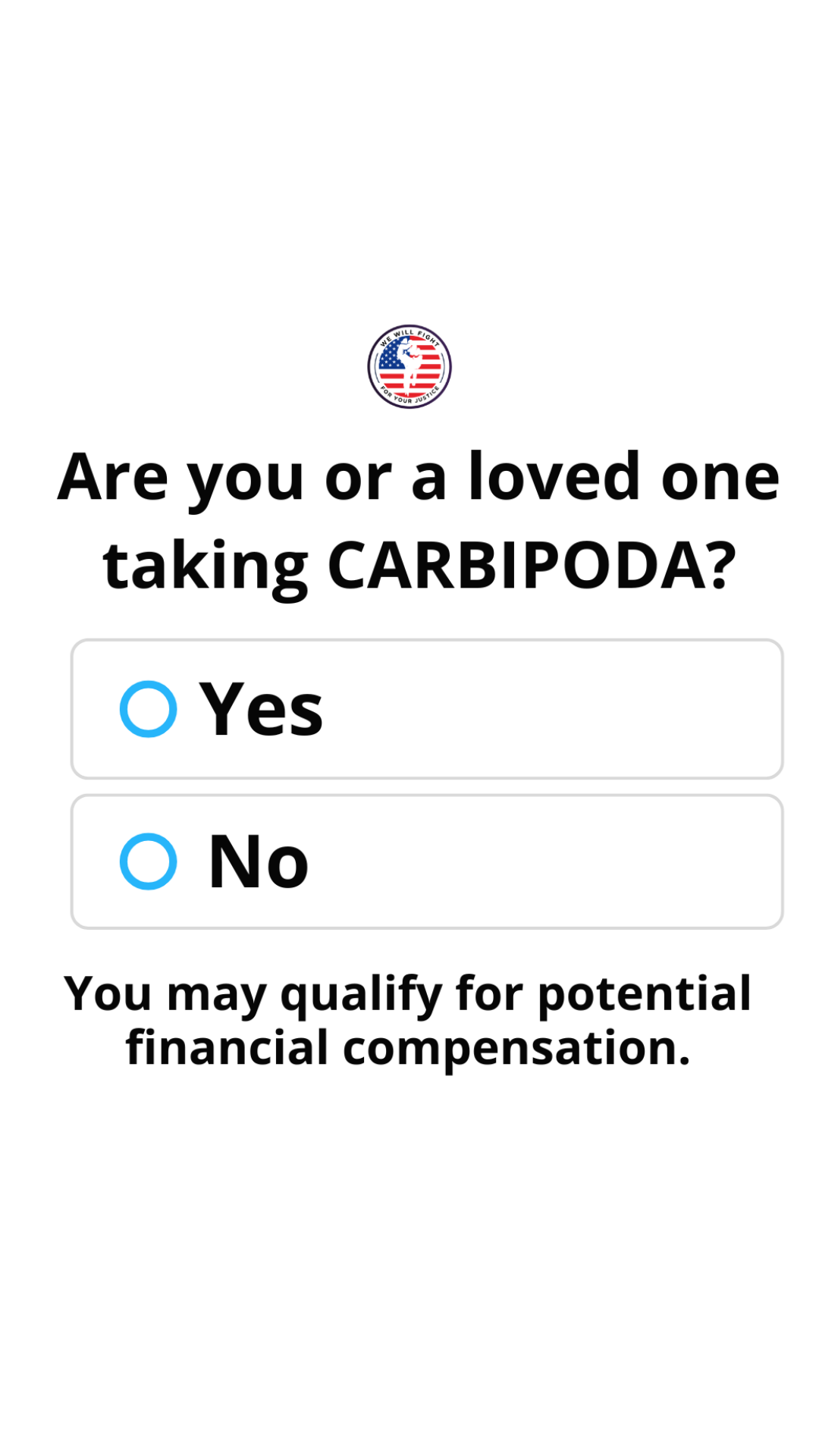 Wewillfightforyourjustice.com Facebook ad