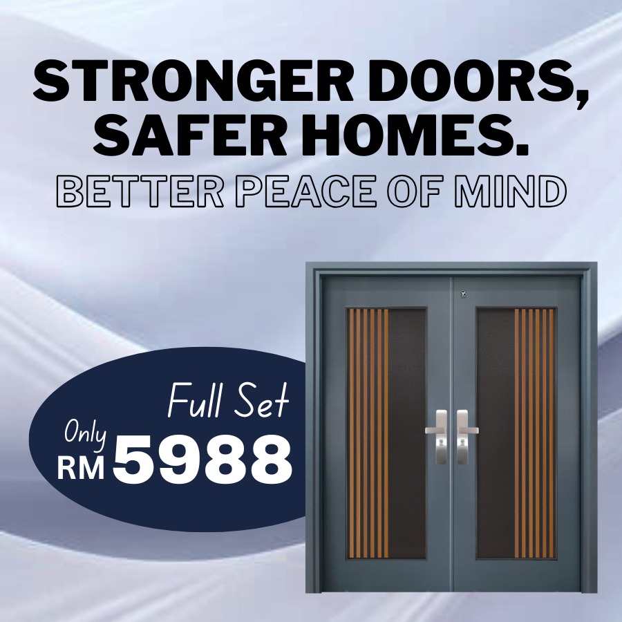 NES Door Supply Facebook ad: STRONGER DOORS, SAFER HOMES