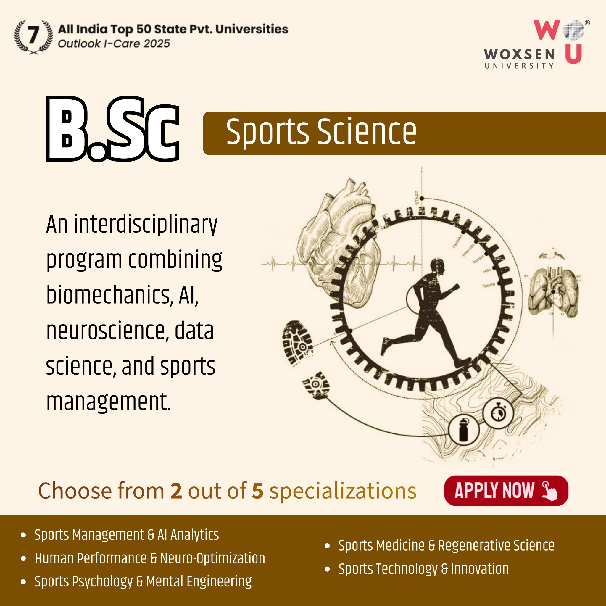 Woxsen University Facebook ad
