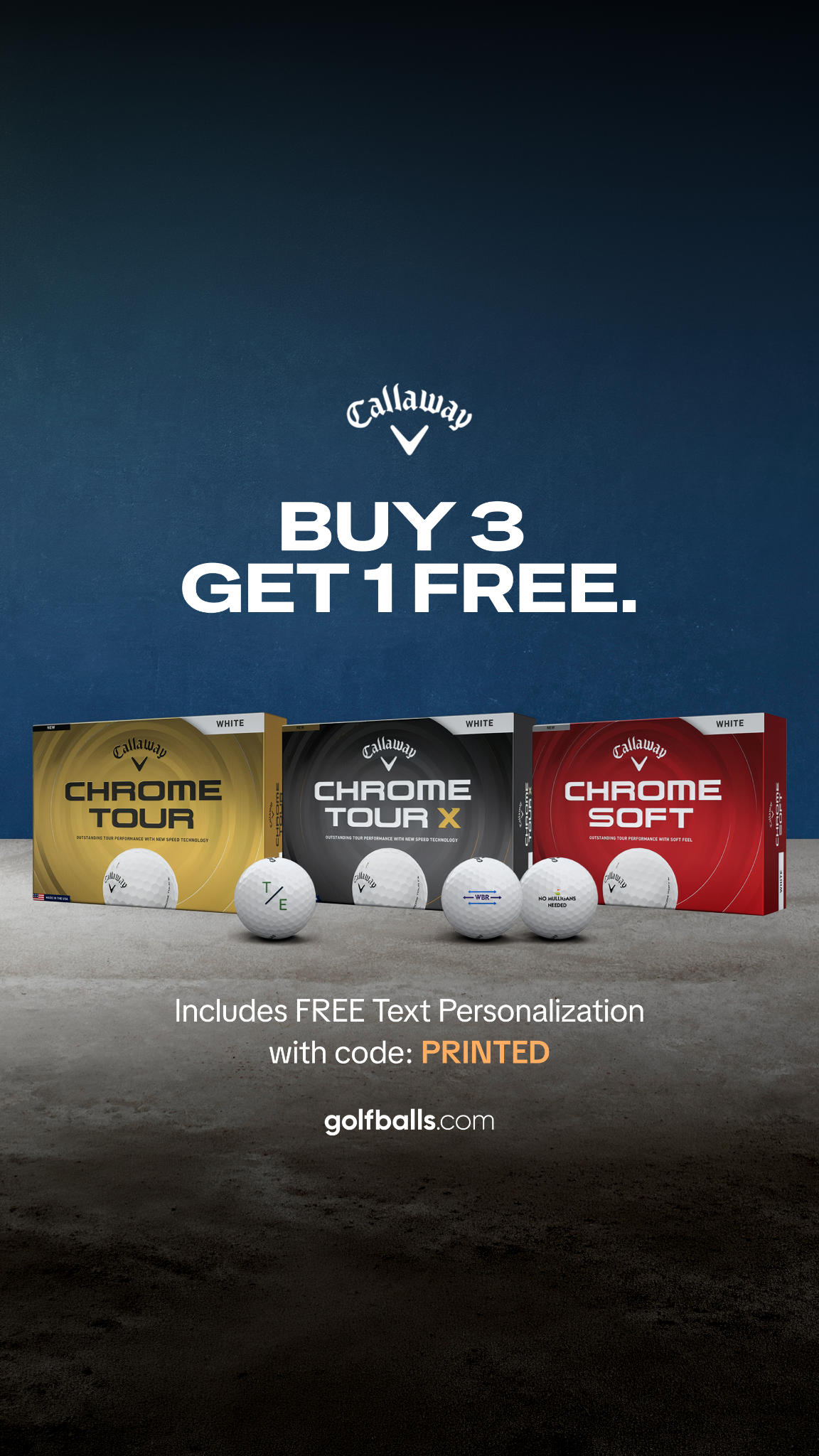 Golfballs.com Facebook ad