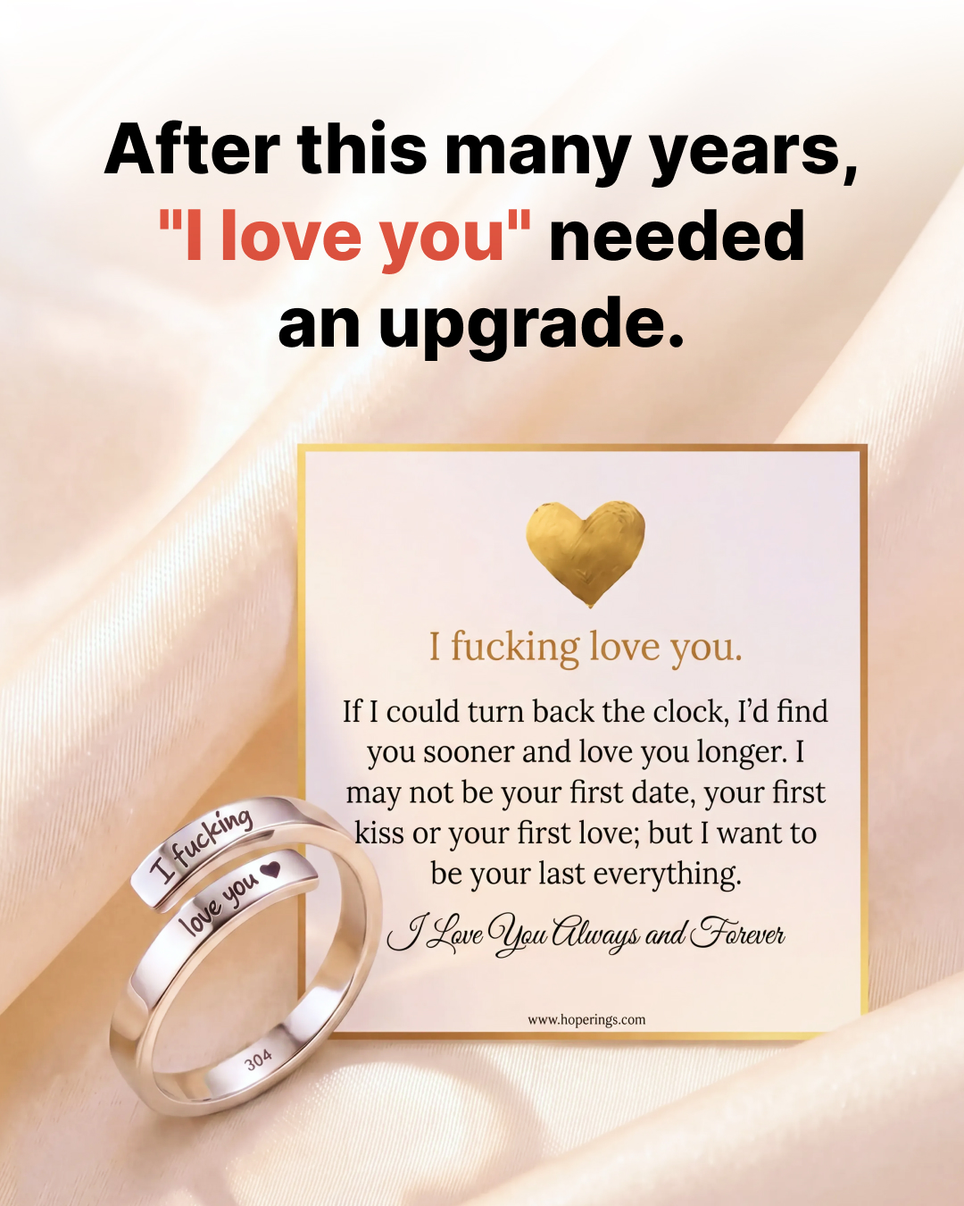Hope Rings Facebook ad