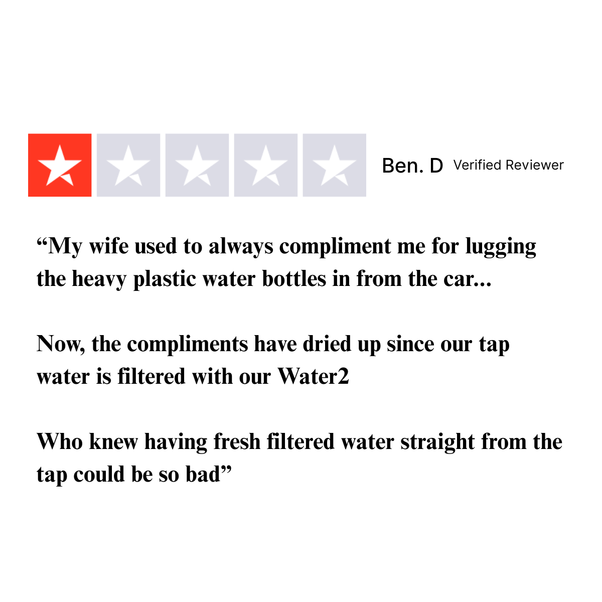 Water2 Facebook ad